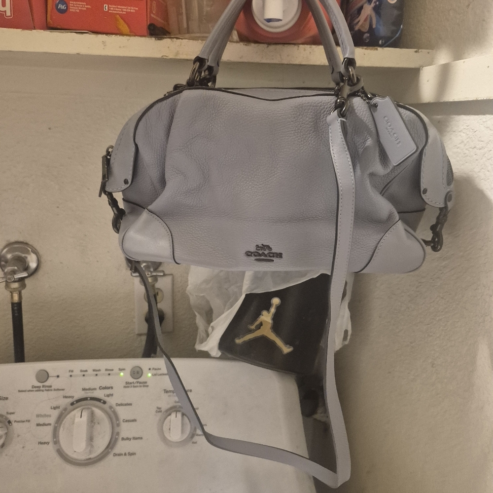 Coach Lane Satchel In Periwinkle